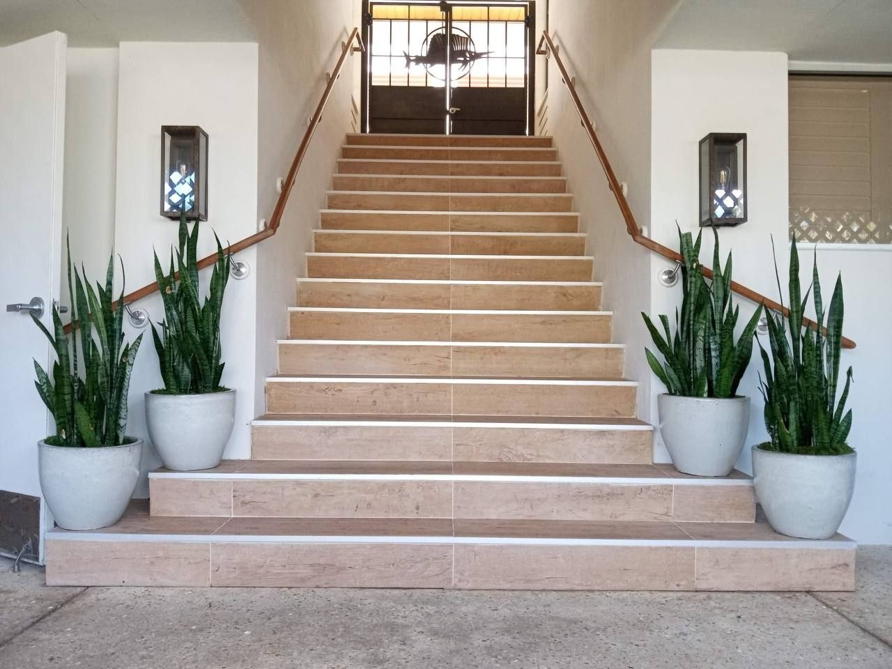 Entry Staircase Planting